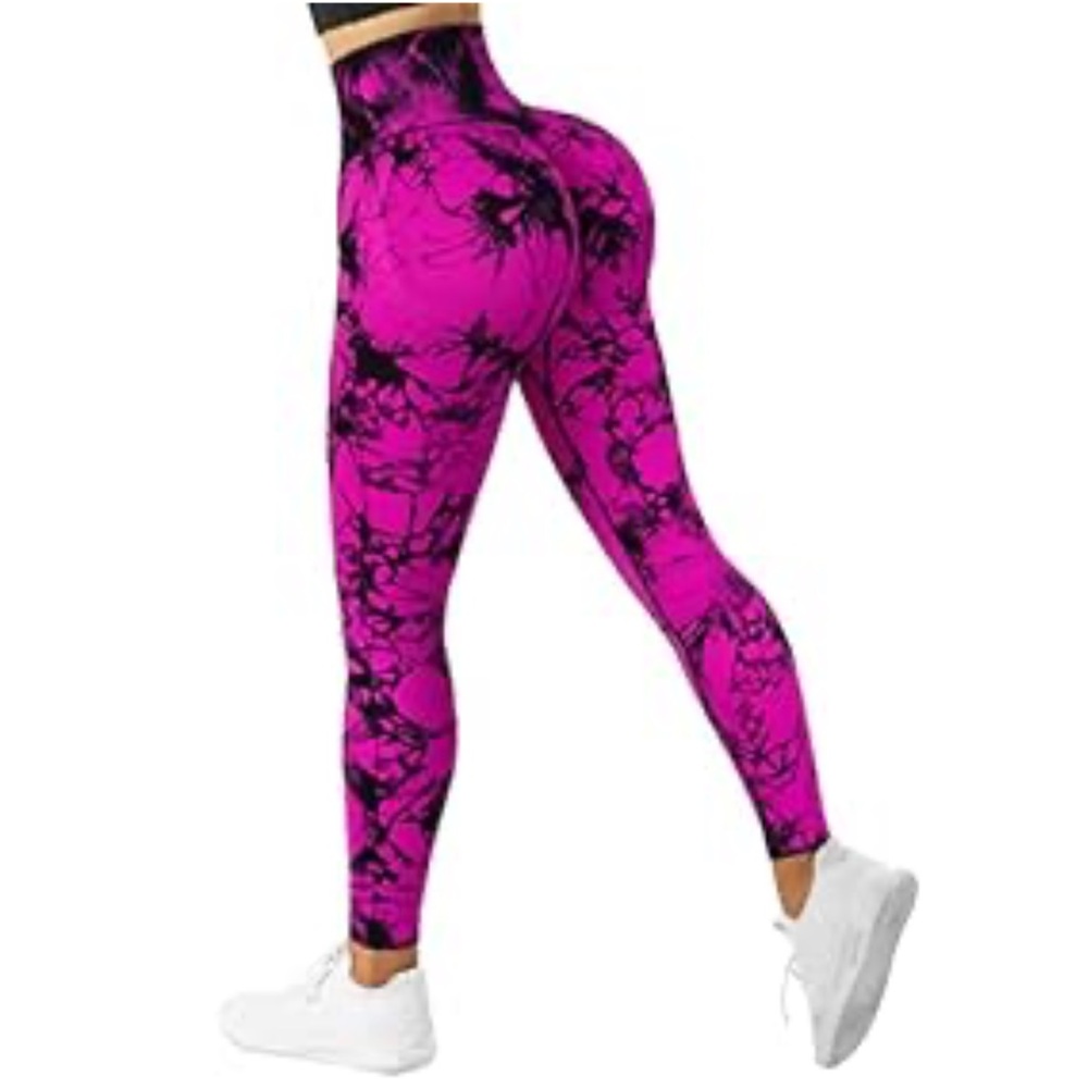SUUKSESS Scrunch Booty Lifting Seamless Leggings High Waisted Size: Small